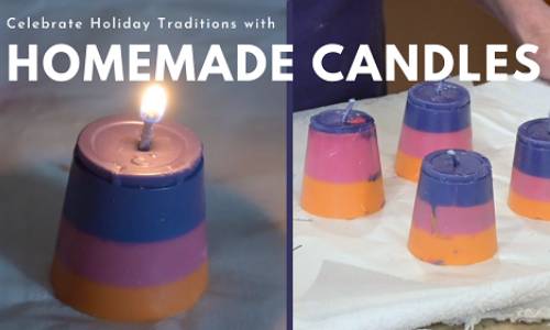 Make Homemade Candles with Crayons!